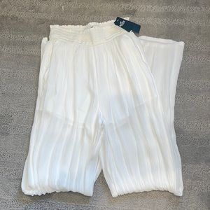 Hollister White Beach Pants